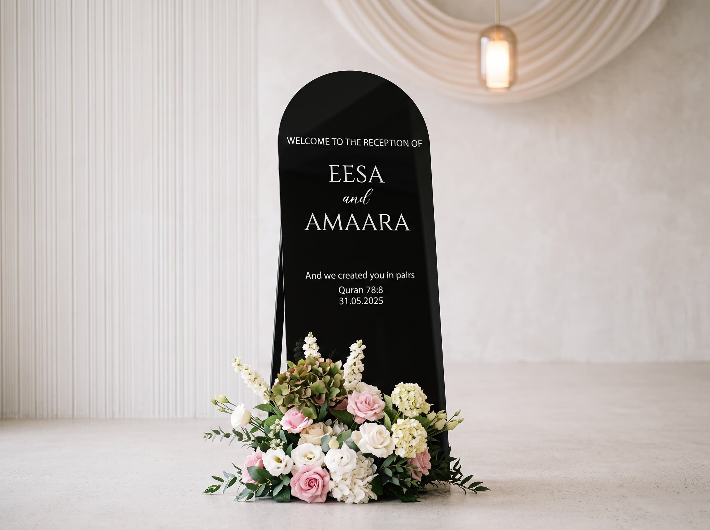 Floral Arrangement for Signage