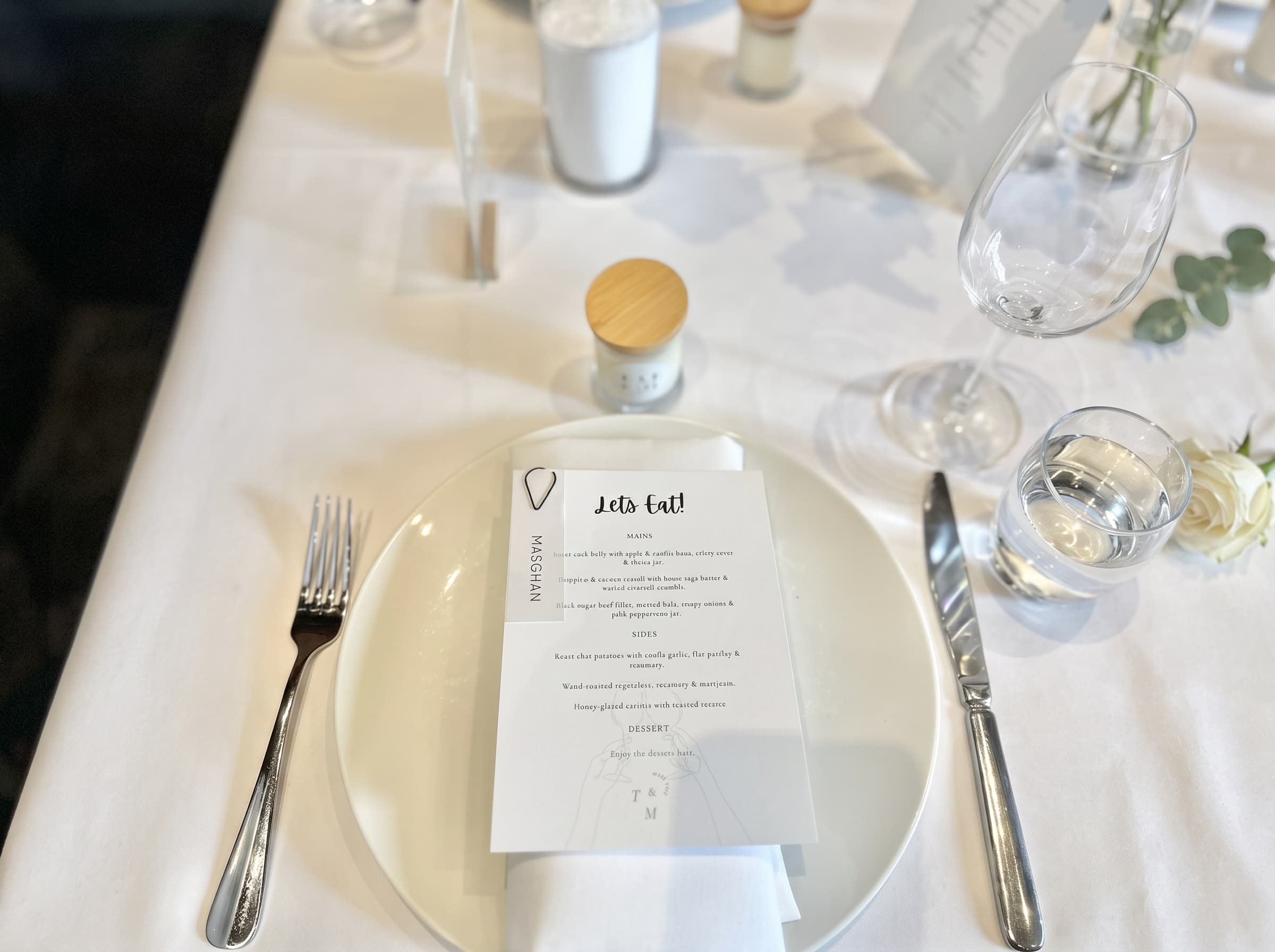 Menu Cards