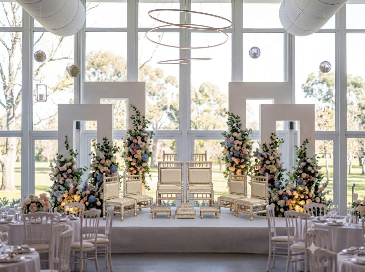 Modern Geometric Mandap