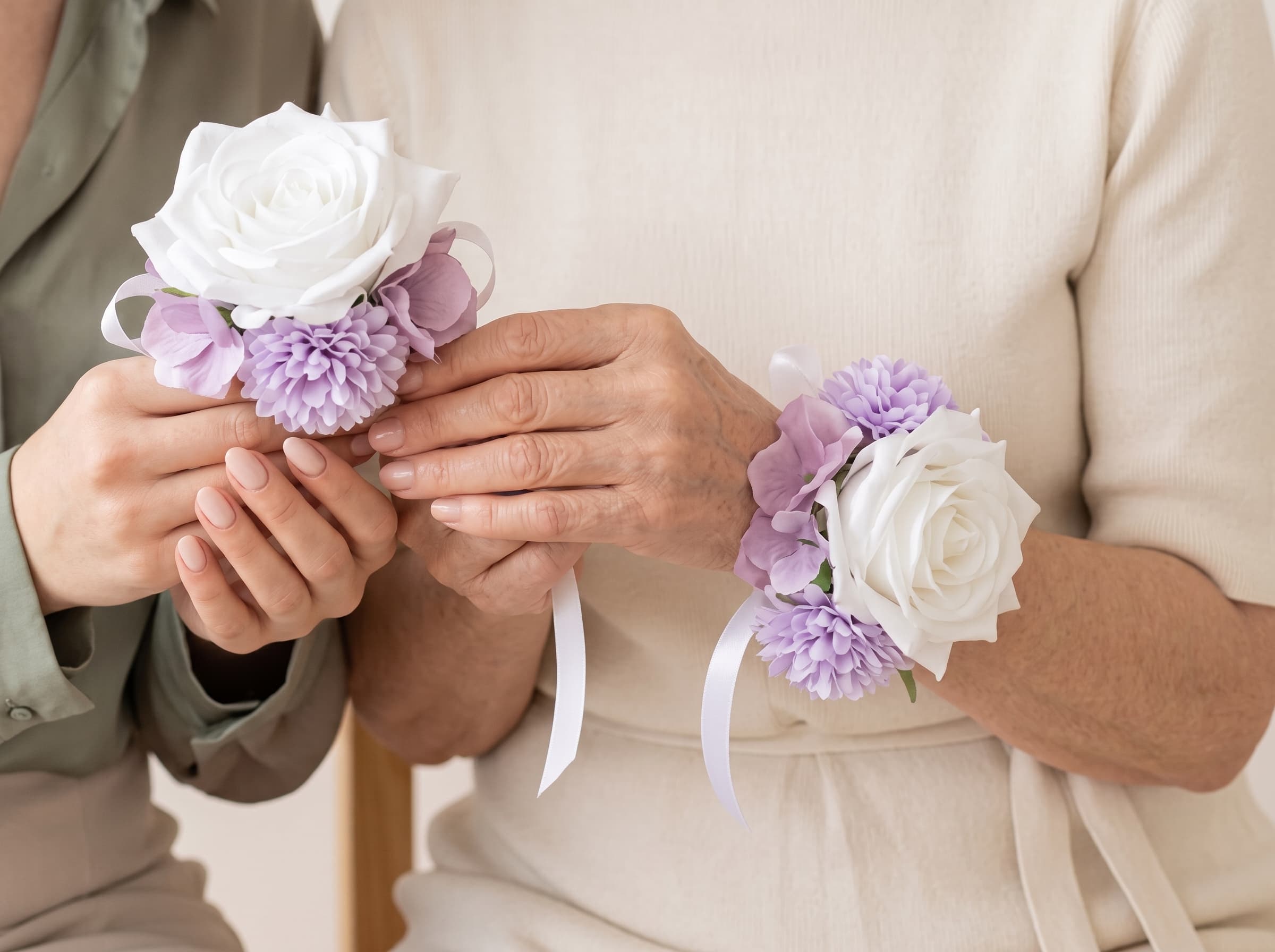 Mother & daughter corsages